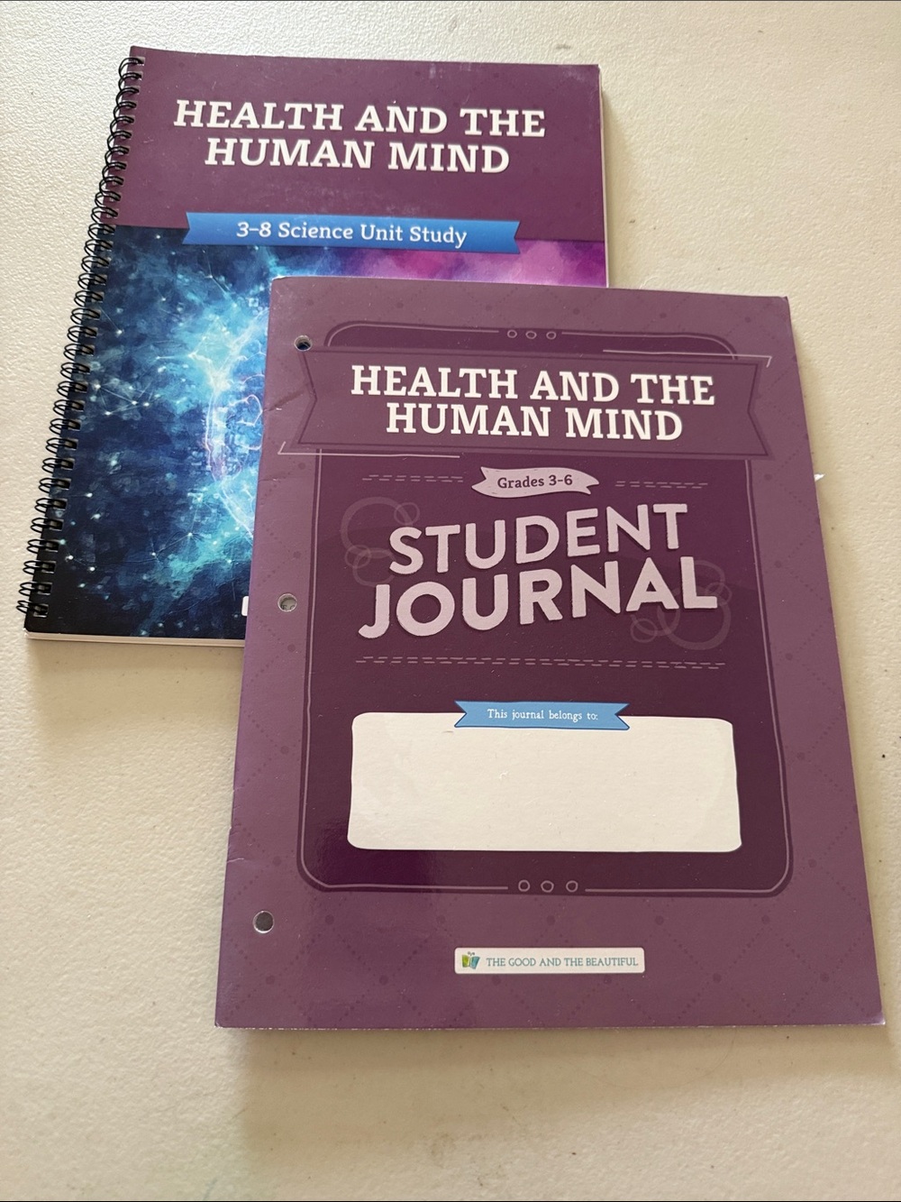 The Good and the Beautiful Purple Student Journal – Health & the Human Mind